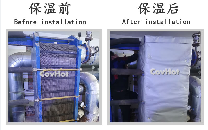 板式<a href=http://m.myfengqiao.cn/e/tags/?tagname=%E6%8D%A2%E7%83%AD%E5%99%A8%E4%BF%9D%E6%B8%A9 target=_blank class=infotextkey>換熱器保溫</a>套,板換保溫罩