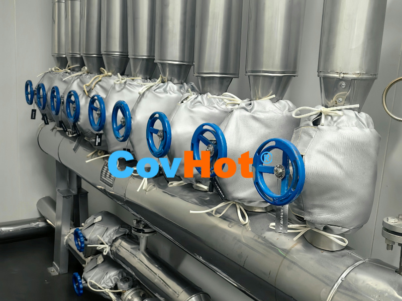 解決方案|食品行業(yè)設(shè)備安裝可拆卸保溫套實(shí)現(xiàn)節(jié)能增效